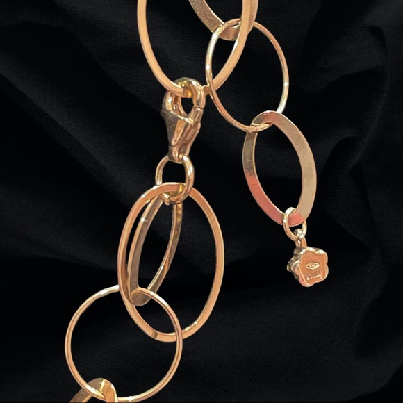 Lana Jewelry 14k Yellow Gold & Diamond Multi- Ring Statement Necklace - Picture 6 of 6